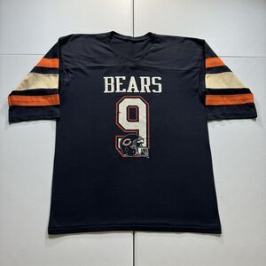 Vintage‎ Chicago Bears Jersey T-Shirt Men’s XL Blue NFL Football McMahon 80s